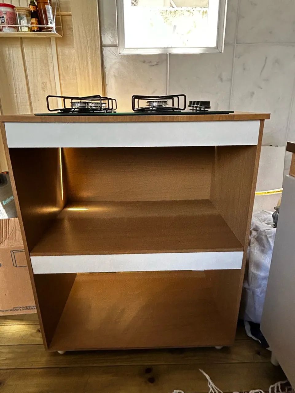 Bancada e cooktop 