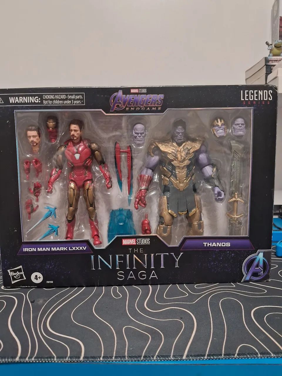 Two pack Thanos e Iron Man