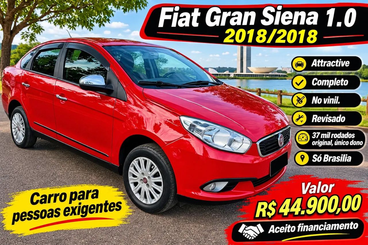 Fiat Grand Siena ATTRACTIVE 1.0 FLEX 8V 4P 2019