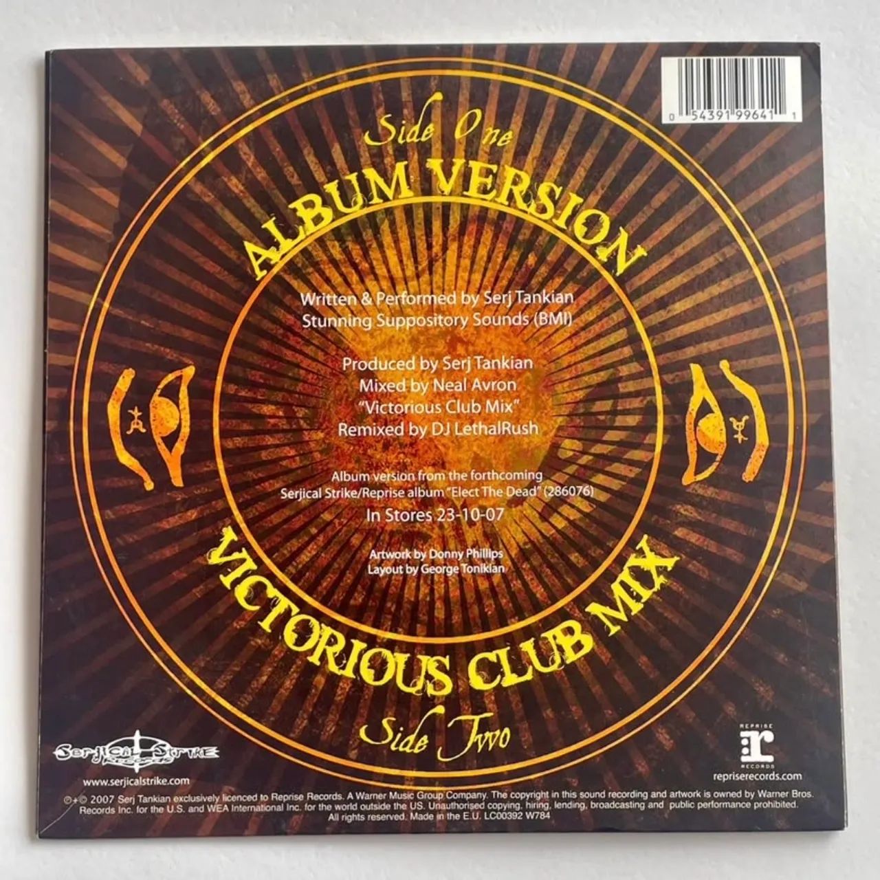 Serj Tankian Empty Walls Vinil Compacto - System Of A Down - Foto 2