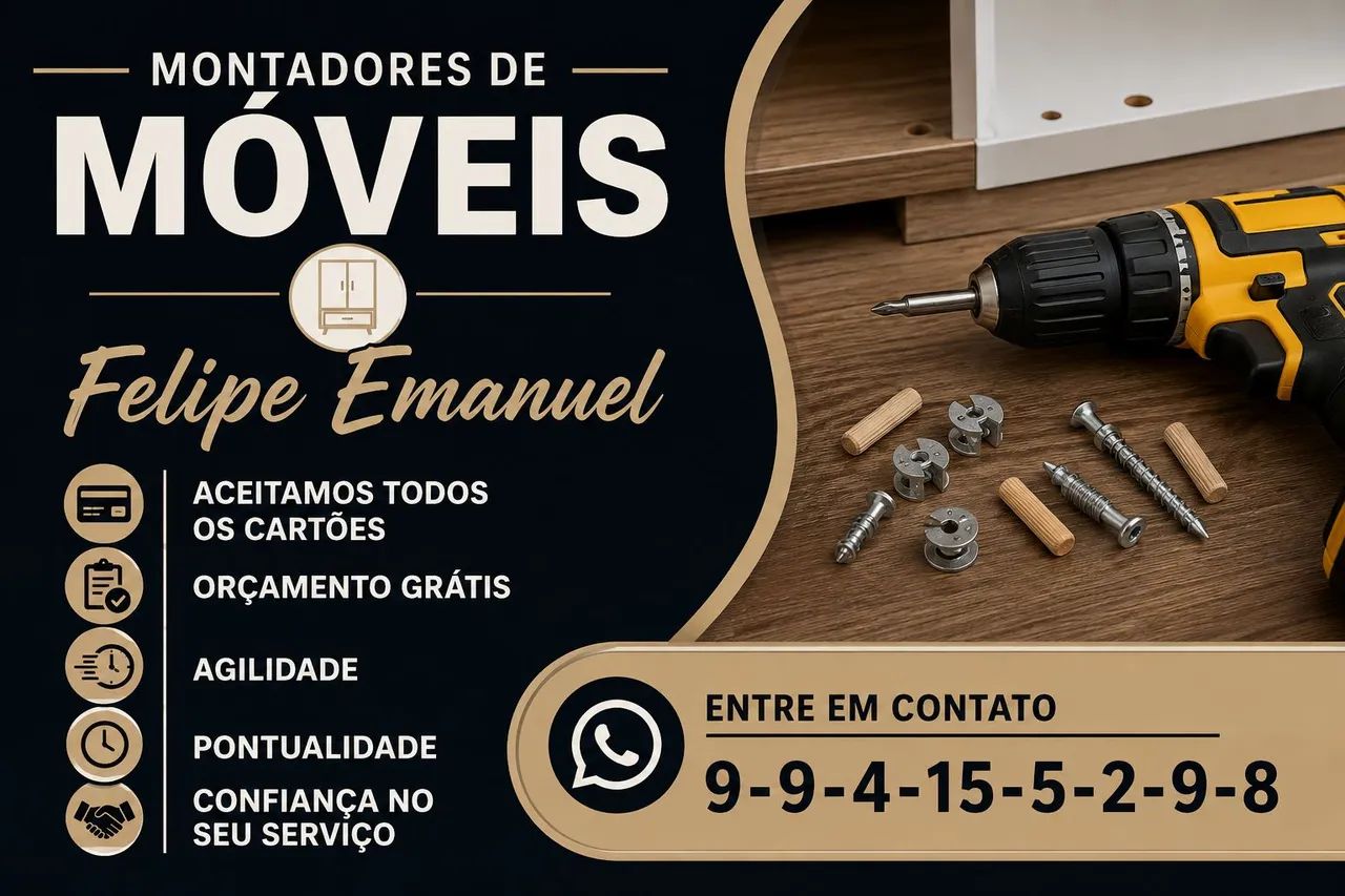Montador de moveis em NATAL