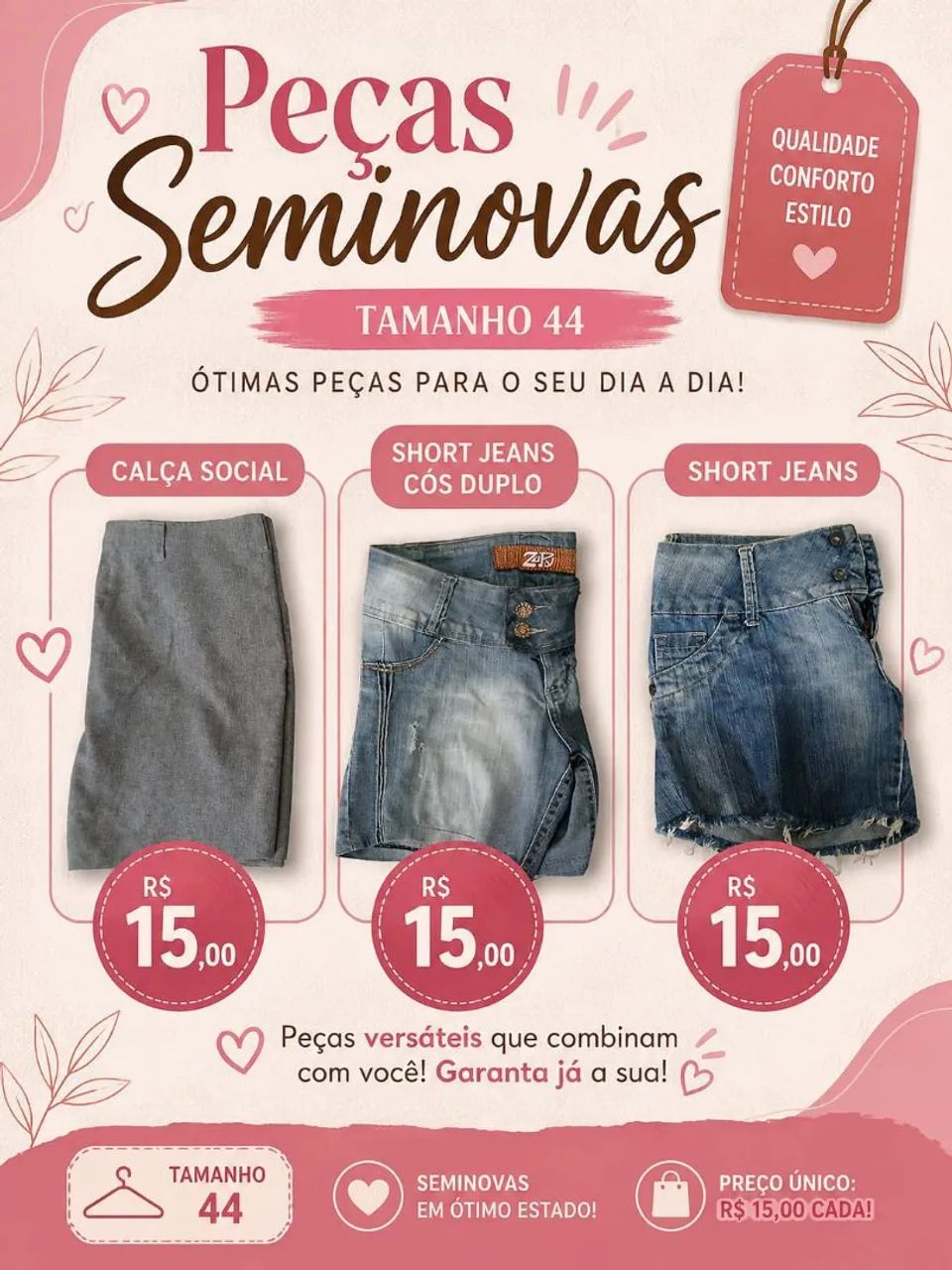 Vendo roupas semi novas  - Foto 3