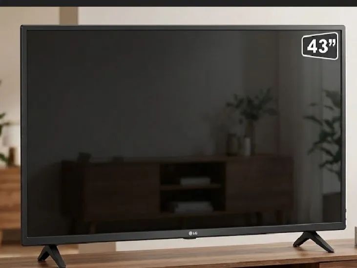 Tv LG 43 polegadas com tela trincada 