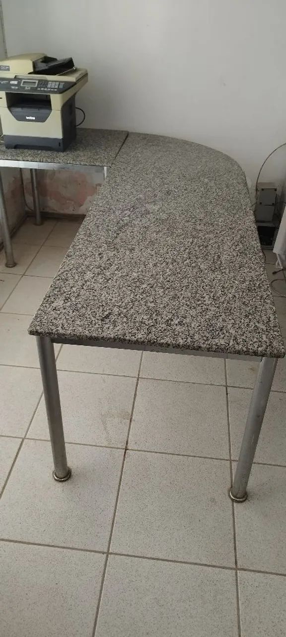 MESA ESCRITÓRIO EM GRANITO  - Foto 2