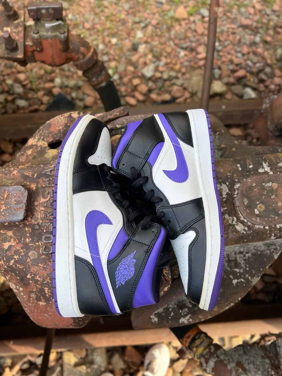Air Jordan 1 - Dark Íris - 40BR - Foto 5