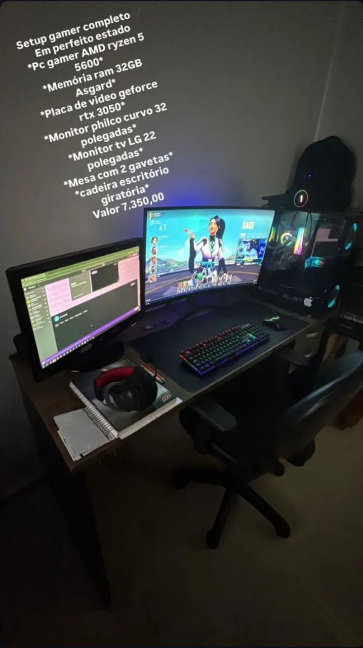 Setup Gamer completo  - Foto 2