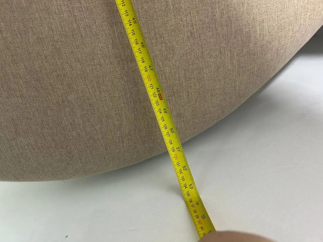 Sofá 2 lugares orgânico 130 cm - Foto 4