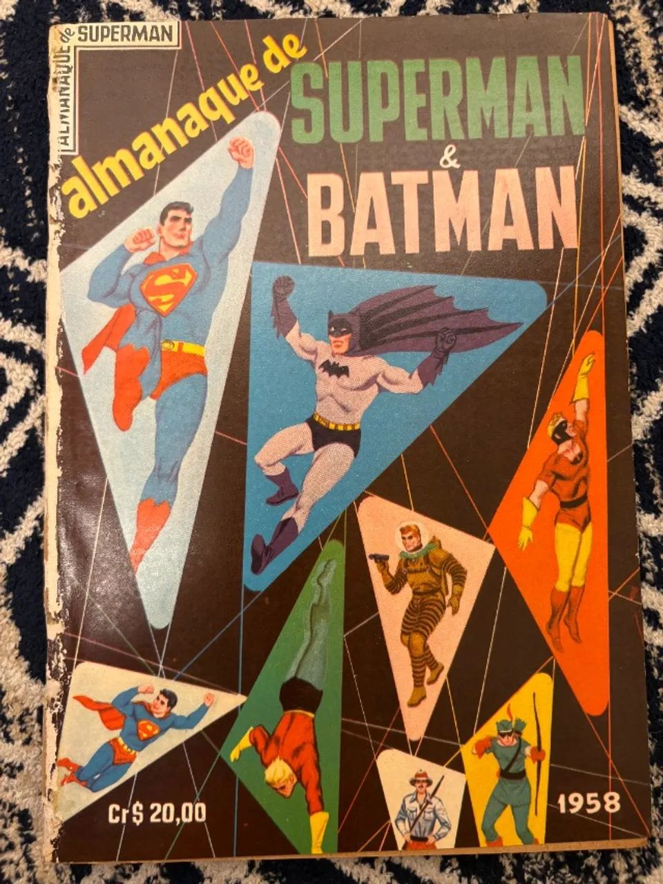 Almanaque Superman e Batman 1958 REFILADO EBAL