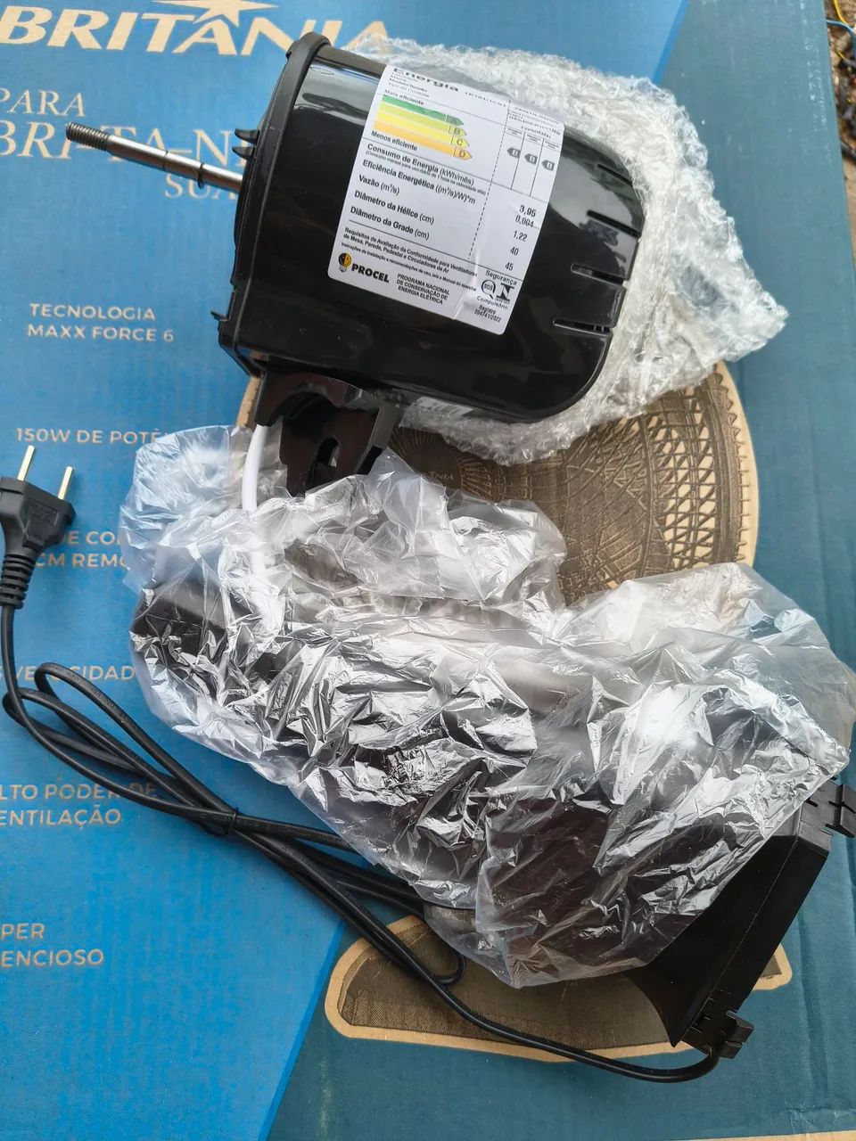 Motor do ventilador Britânia 40 cm - Foto 2