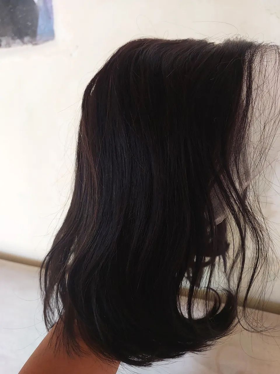 Peruca front lace de cabelo humano nunca usada