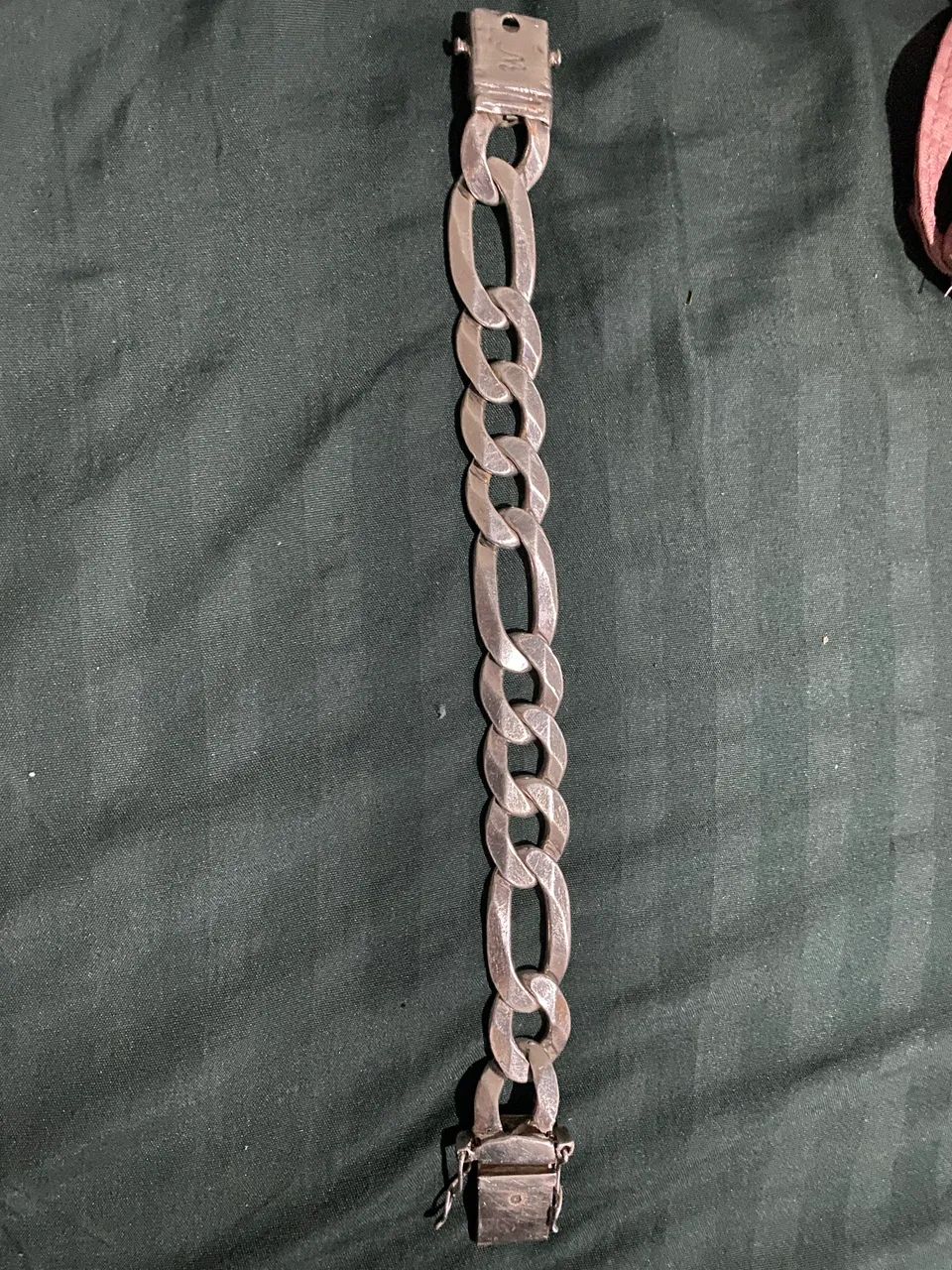 Pulseira de prata 3x1 grossa 