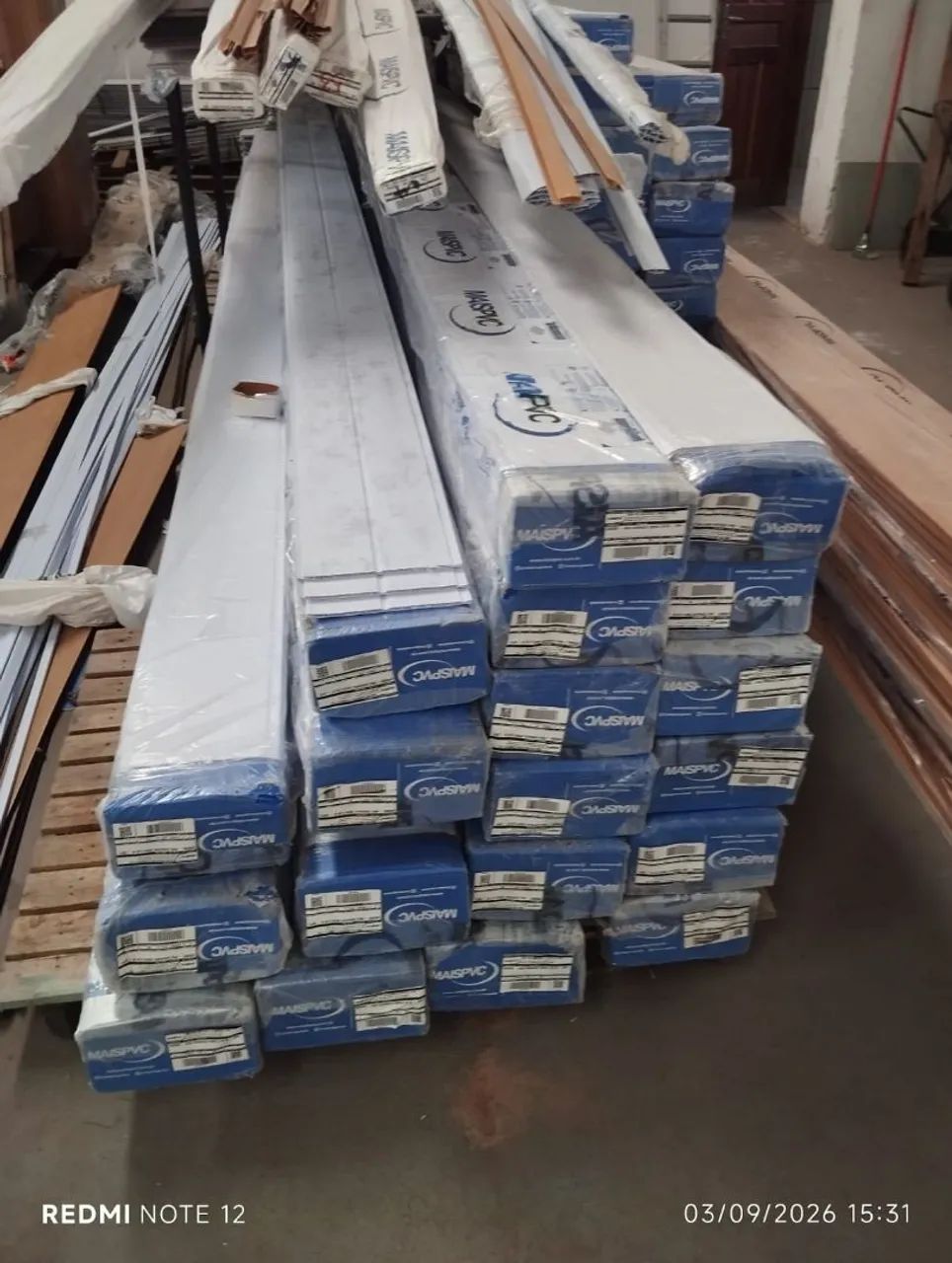 FORRO PVC BRANCO 4 E 6MT