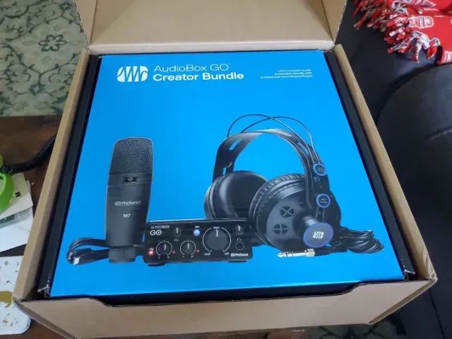 Interface Com Kit De Estúdio Presonus Audiobox Go Creator