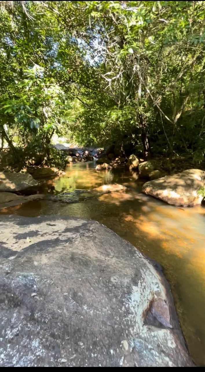Chácara  100 m de rio água transparente 