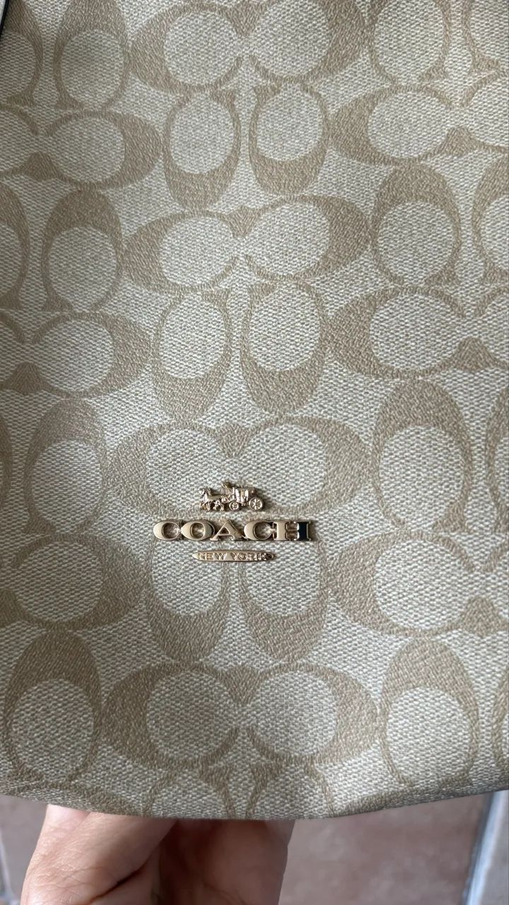 Bolsa Coach nova com alça extra removível  - Foto 4