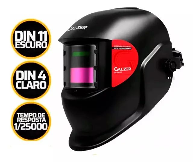 Máquina de Solda Portátil 200A Profissional + Máscara Automática + Esquadro Magnético 25kg - Foto 4