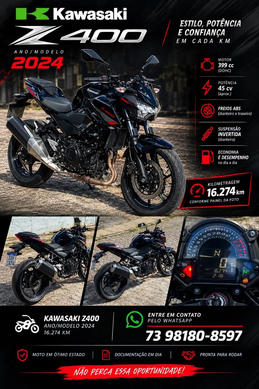 Kawasaki 400 2024 - 1534240319 | OLX