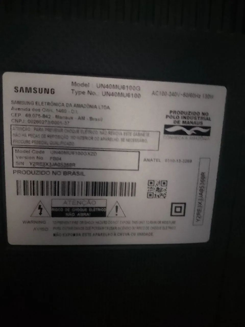 Tv Smart Samsung 40 polegadas 4k - Foto 2