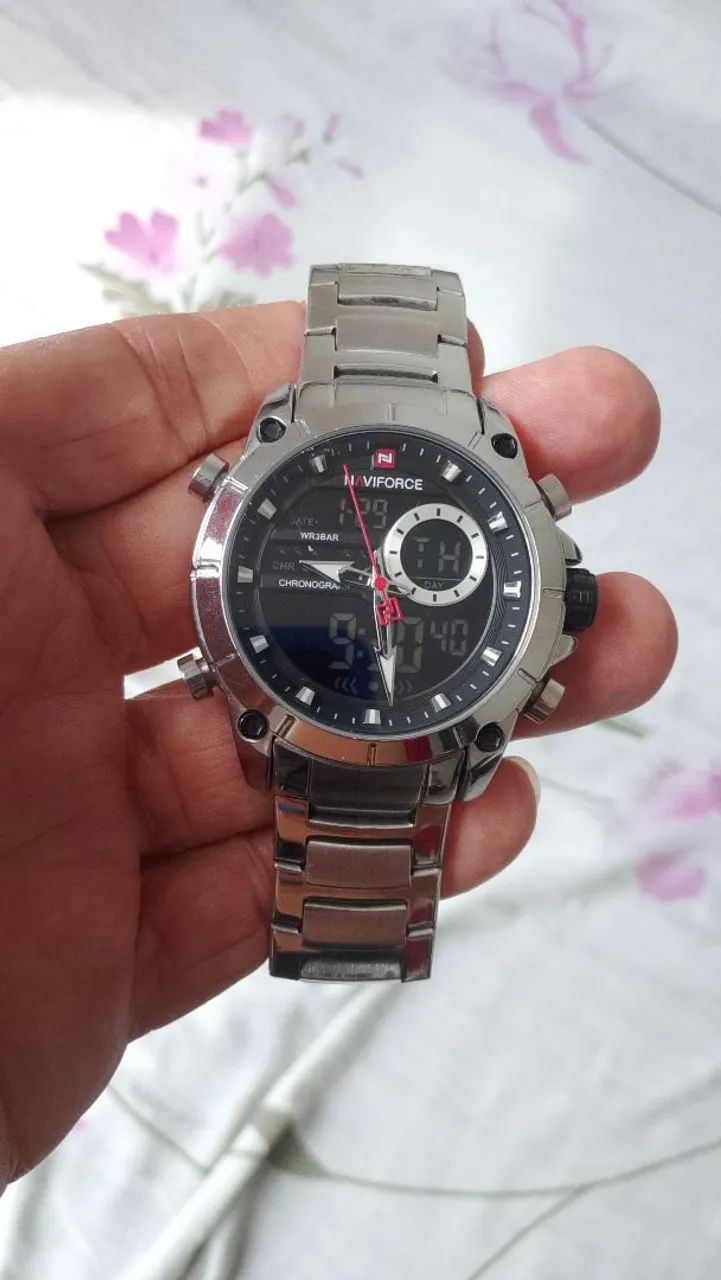 Relógio NaviForce original analógico e digital a prova d'água  - Foto 2