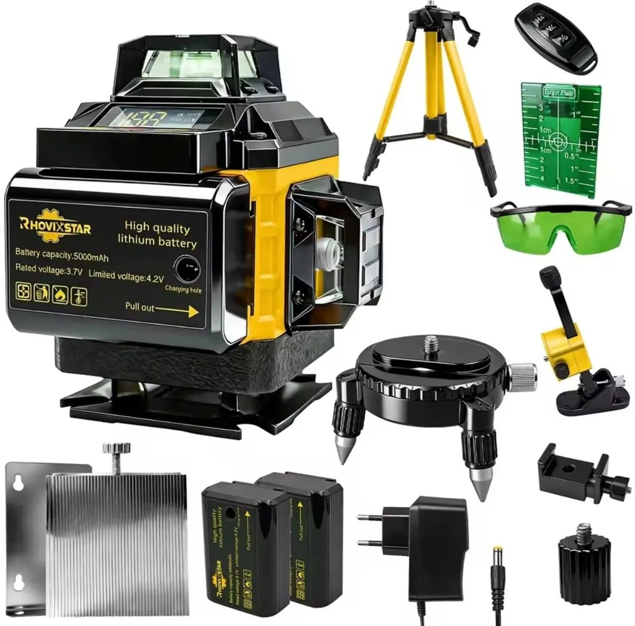 Nível a laser 16 linhas com tripé 