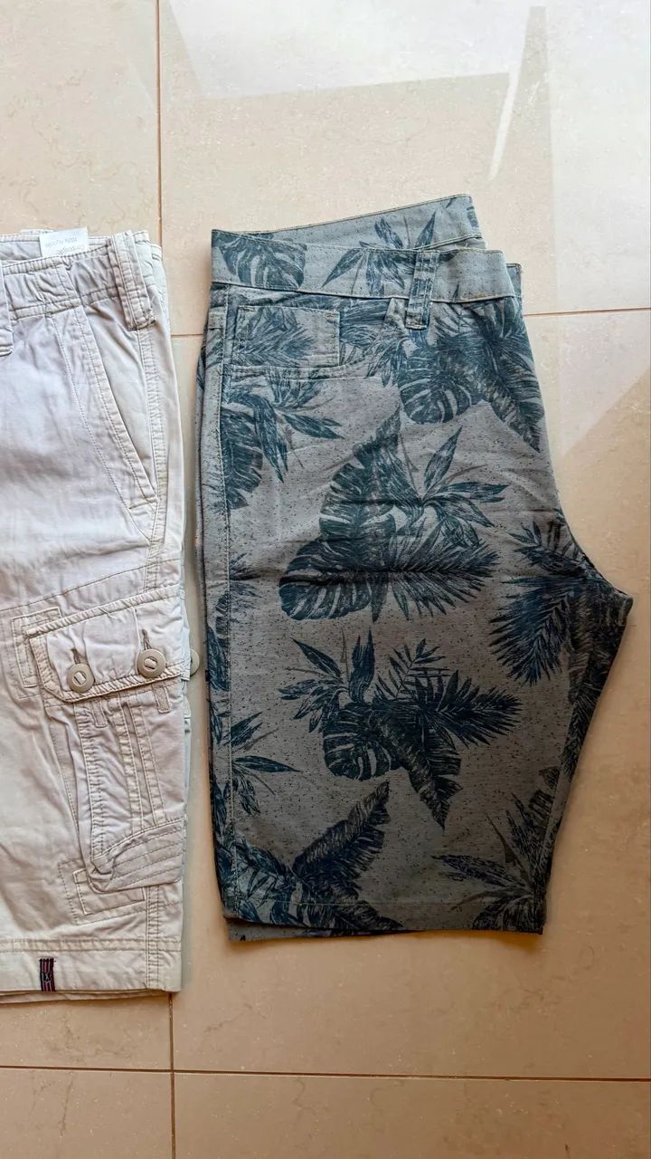 Kit com 3 bermudas tamanho 44 - Foto 2