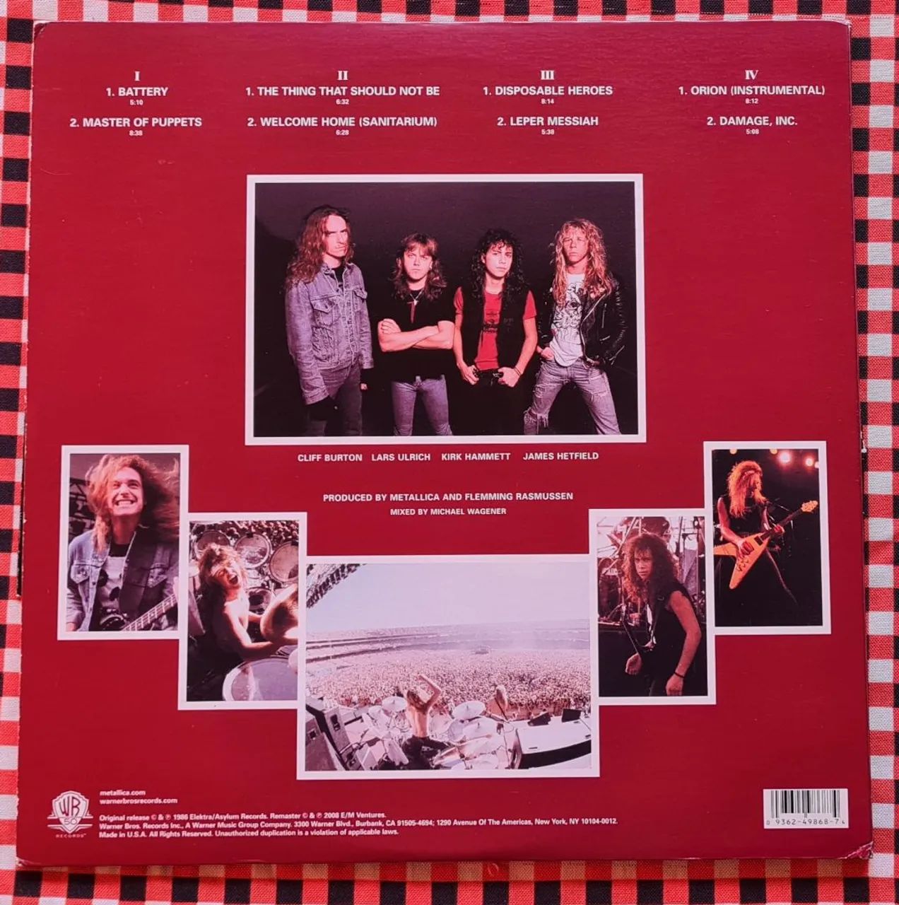 Lp Vinil Metallica Master of Puppets 45RPM 180g duplo Gatefold OBI