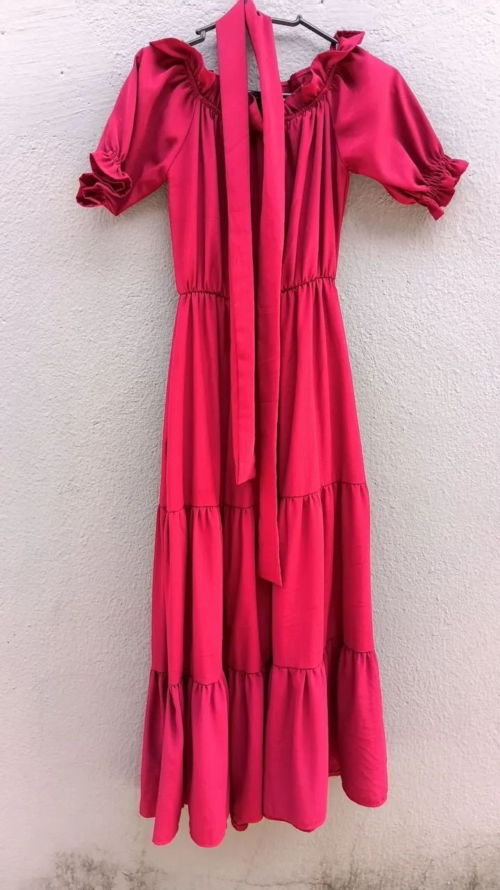 VESTIDO LONGO VERMELHO  - Foto 2