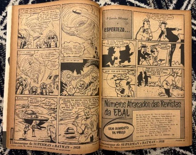 Almanaque Superman e Batman 1958 REFILADO EBAL - Foto 2