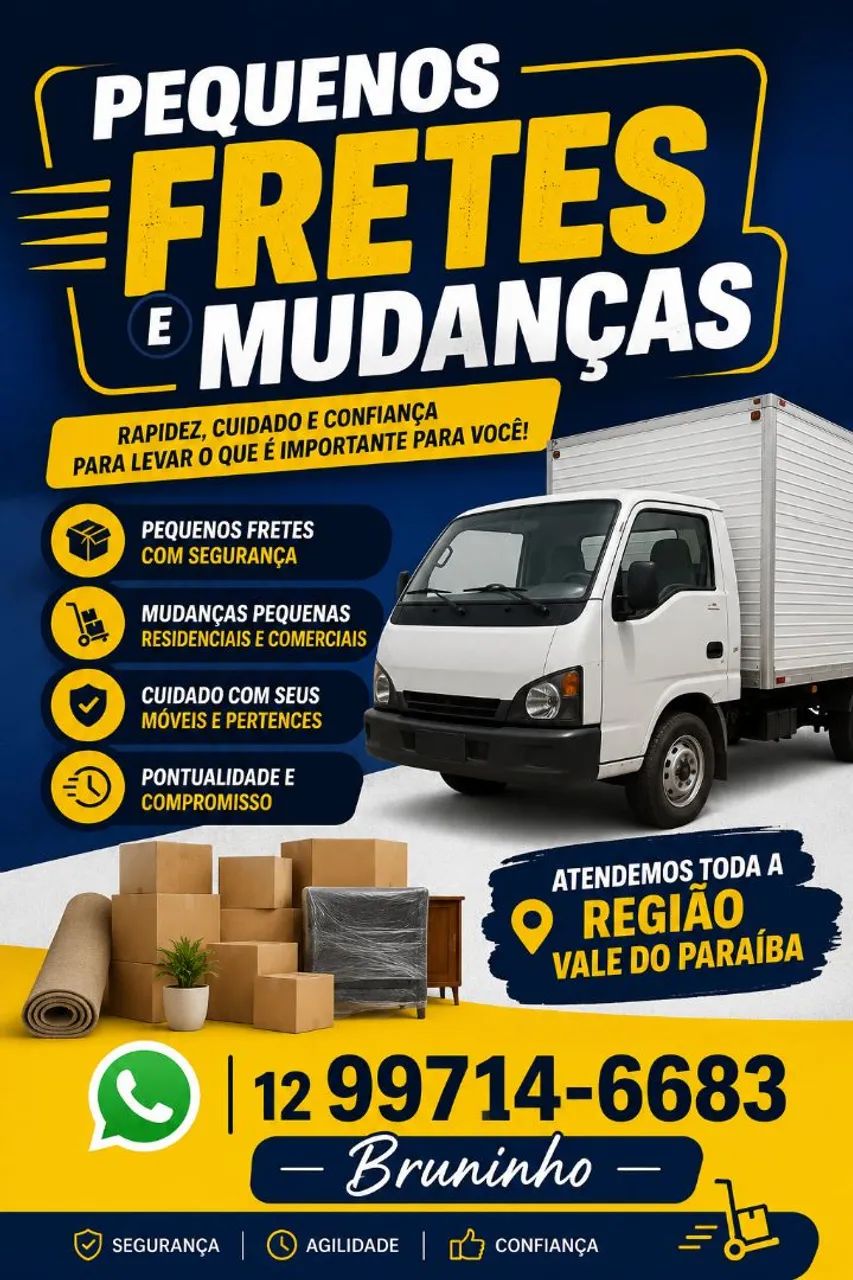 Pequenos fretes e mudanças 