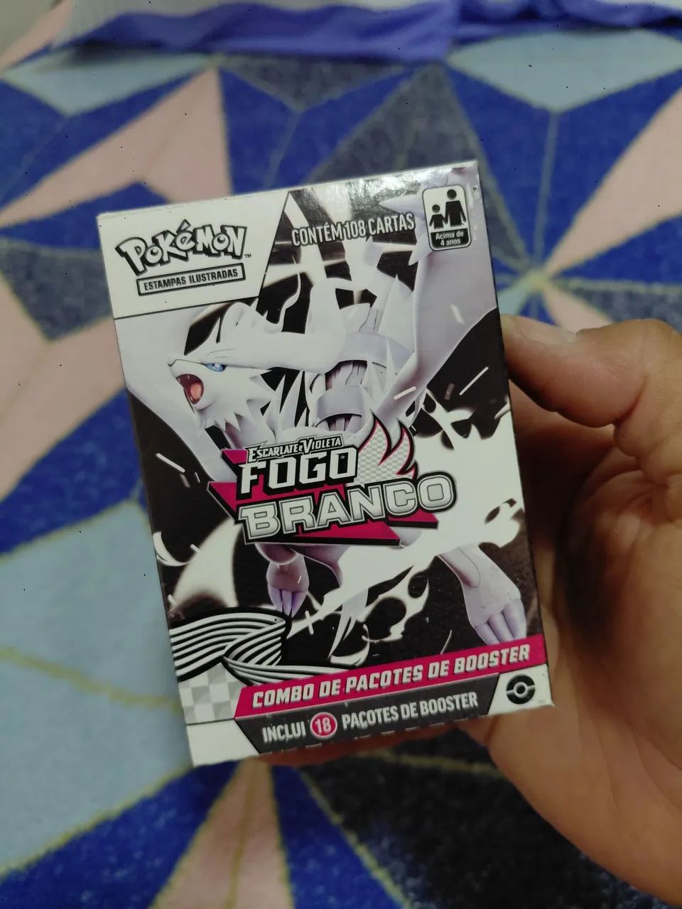 Combo de booster Fogo Branco