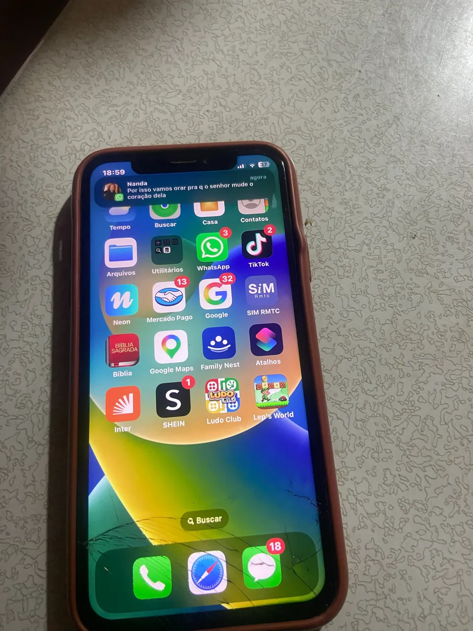 iPhone x 256gb face id off sem auricular - Celulares e Smartphones