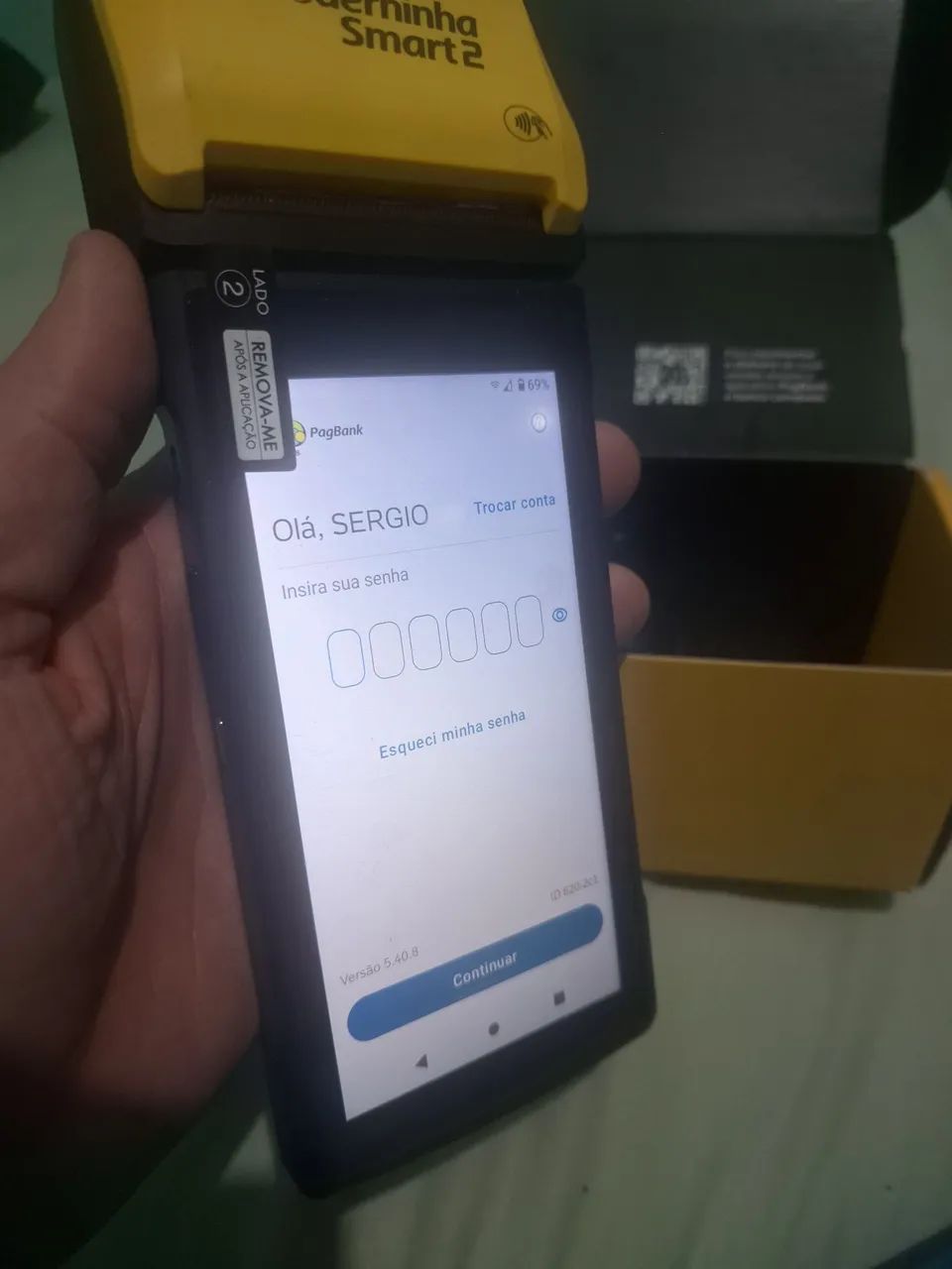 Maquininha moderninha 2 smart nova