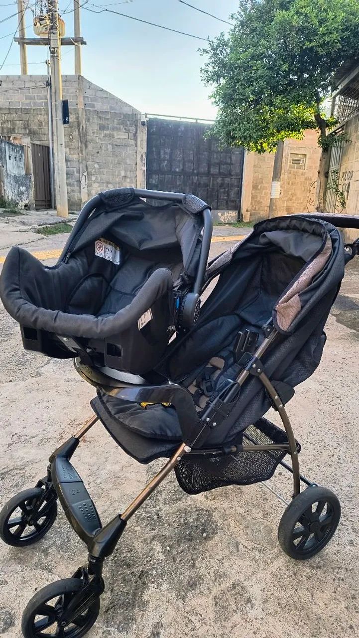 Galzerano Romano Travel System Carrinho + Bebê Conforto - Foto 3