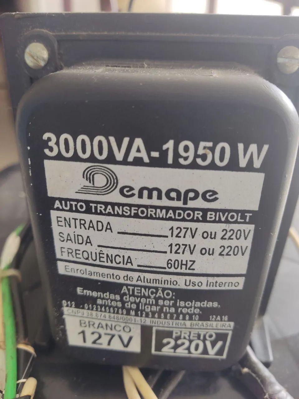 Transformador Demape