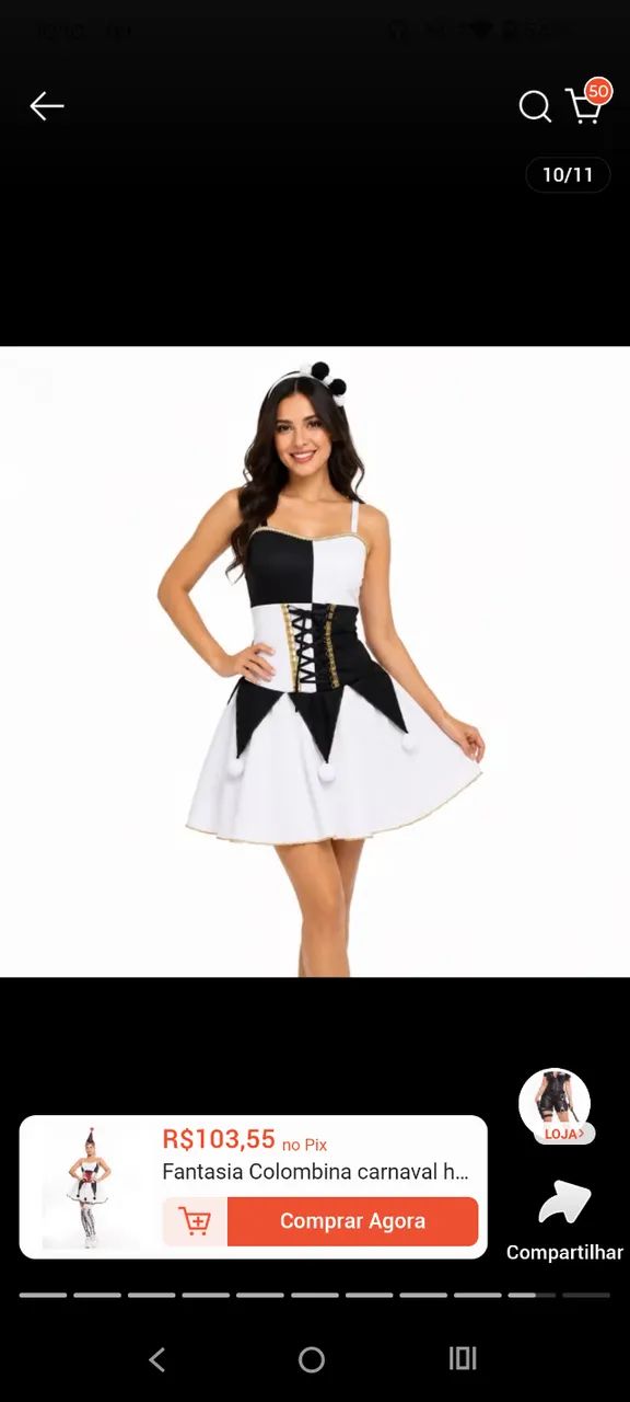 Roupa Halloween menina - Foto 2