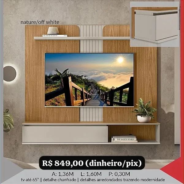 Painel para Tv até 55 polegadas 