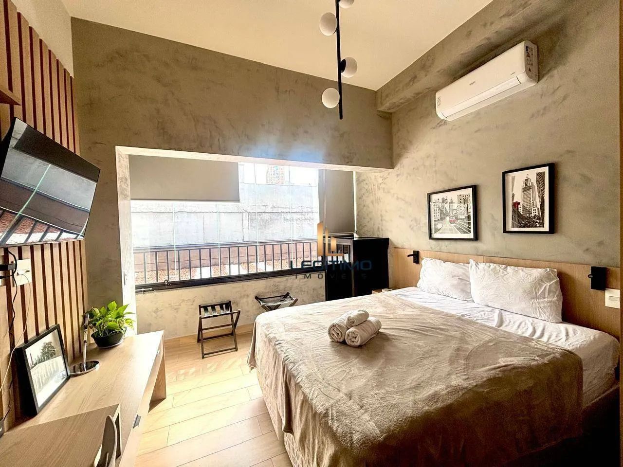 Studio mobiliado em Perdizes para alugar com 25 metros privativos.