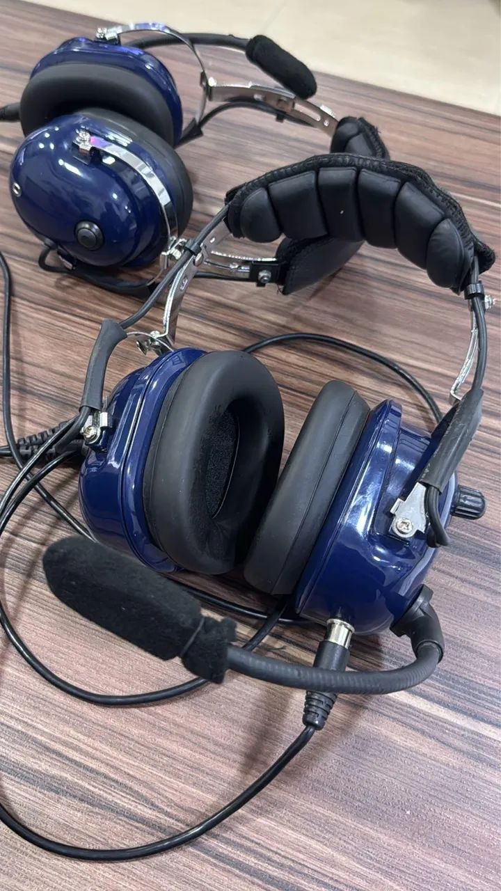 Headset Aeronáutico Dual Plug - Foto 4