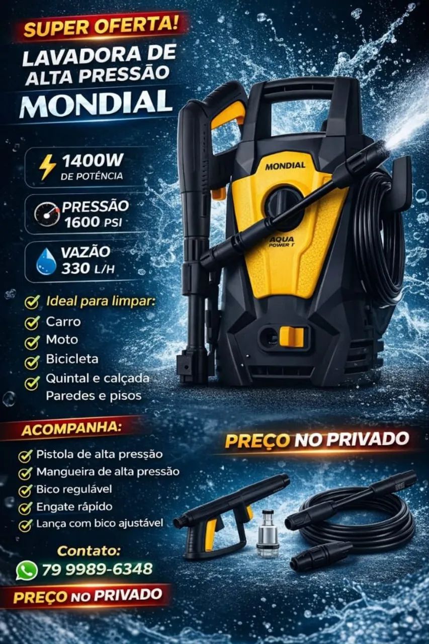 Vendo lavadora de alta pressão 