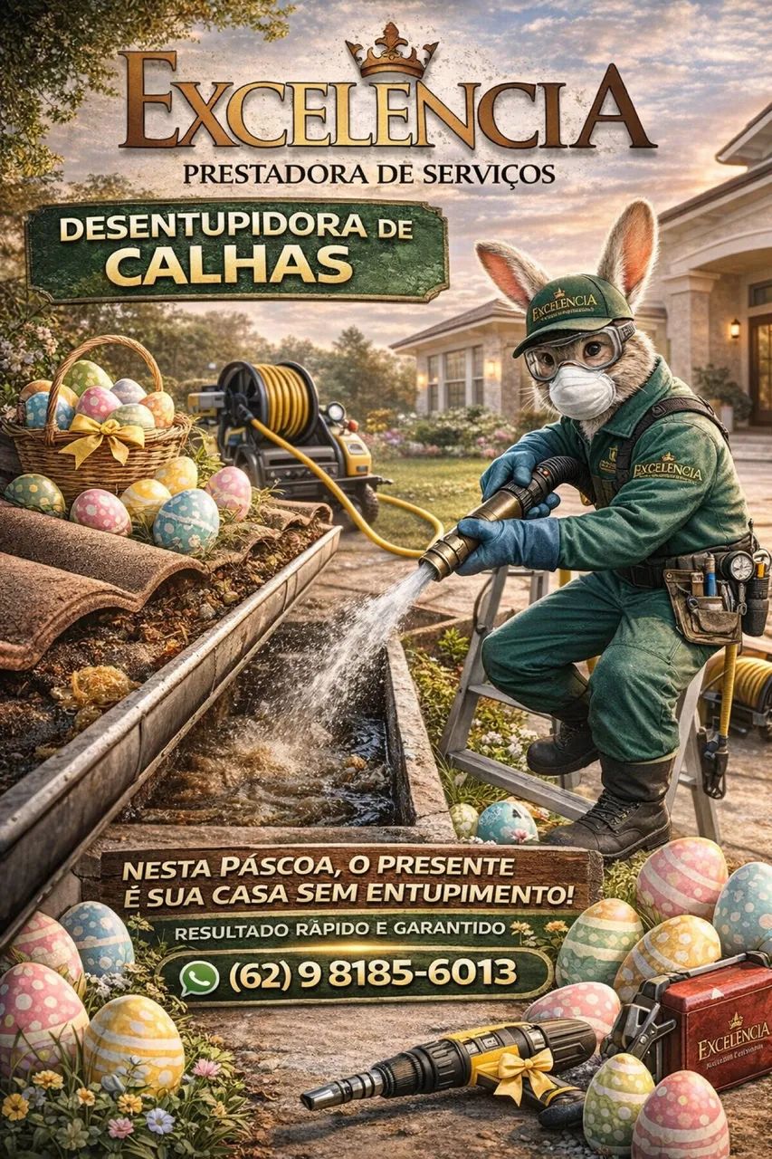 Desentupidora de calhas 