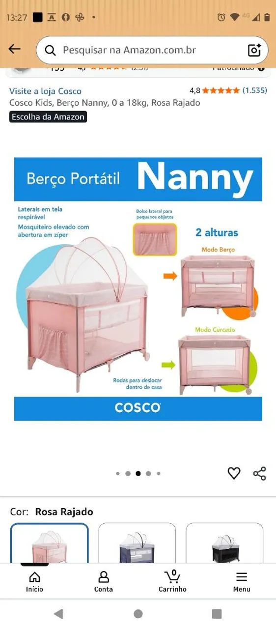 Berço portatil  - Foto 4