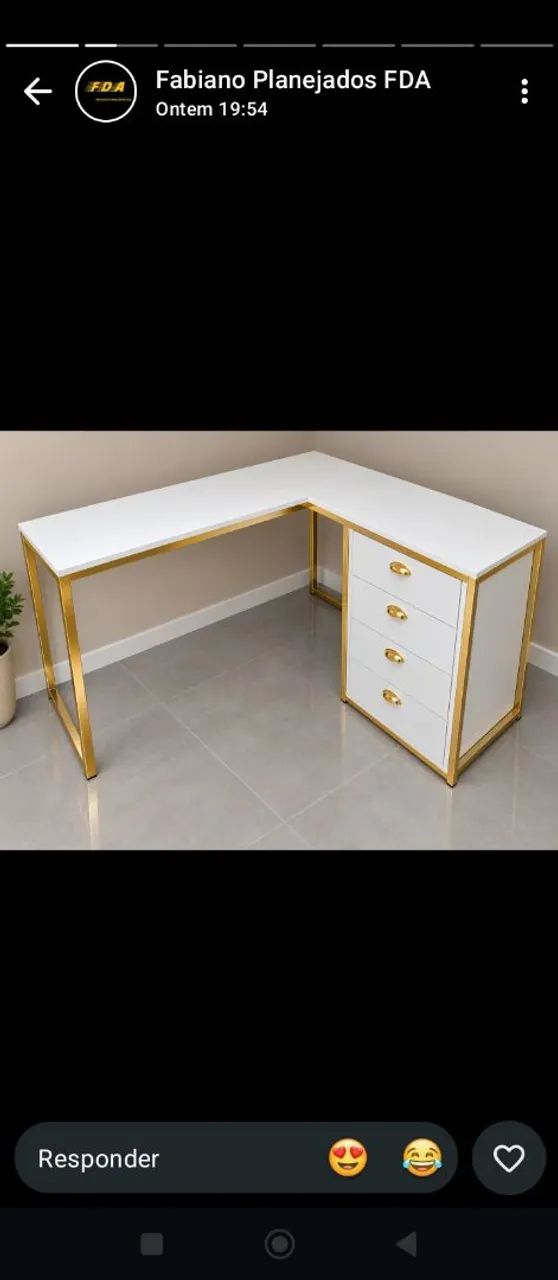 Mesa MDF estilo industrial ( sob encomenda) - Foto 3