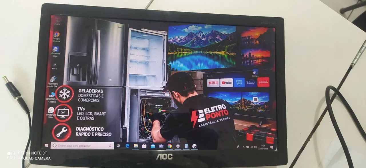 Monitor AOC de 16 polegadas sem defeito  - Foto 2