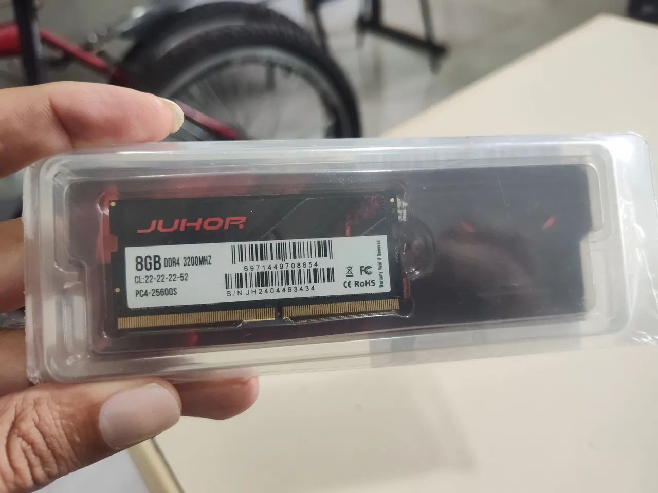 Memória Ram DDR4 JUHOR 8GB 3200Mhz Notebook 