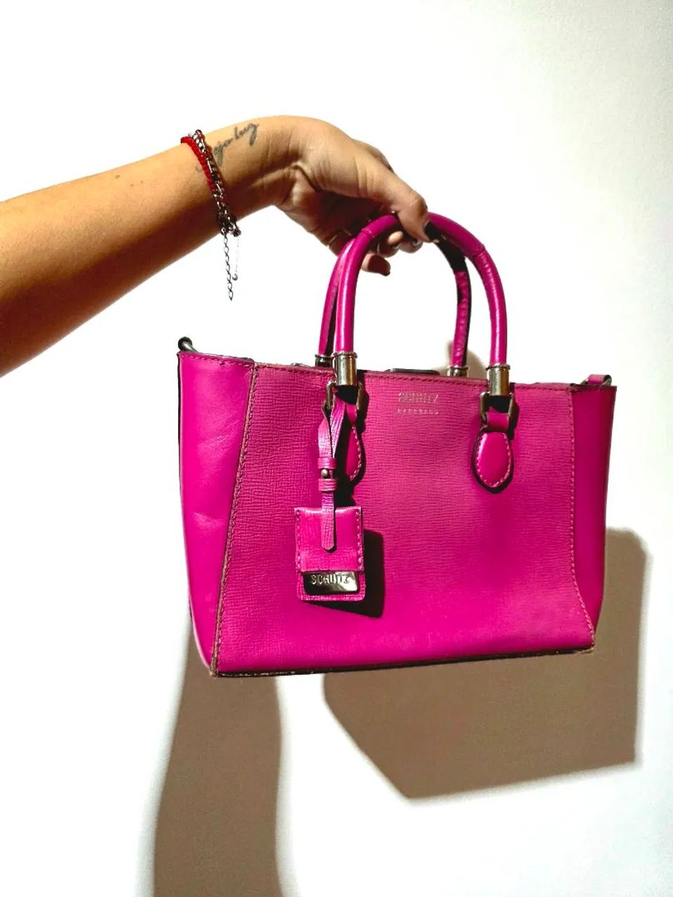 Bolsa Shultz Lorena tote pink