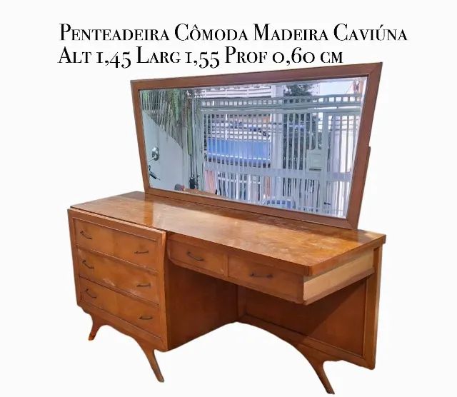 Penteadeira / Cômoda em Madeira Caviúna - Foto 3