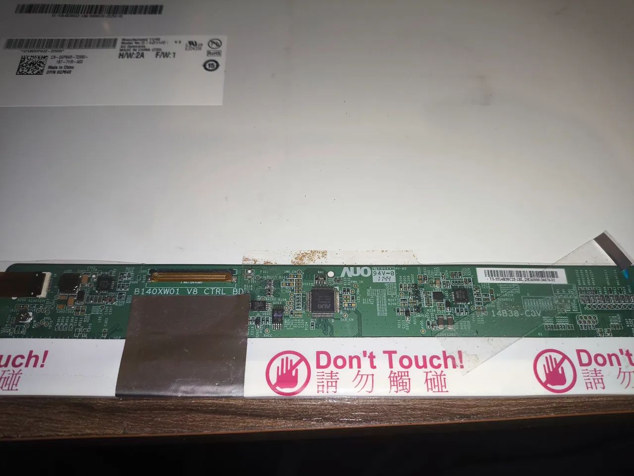 Tela LCD 14 Polegadas Slim - Modelo B140XW01 V.8 (Para Notebook) - Foto 2