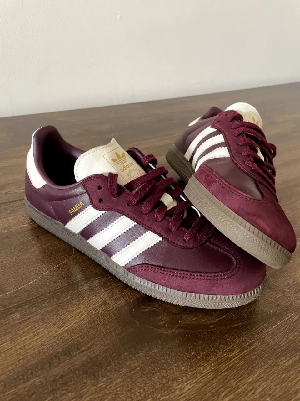 Adidas Samba Bordô 39 - Foto 3