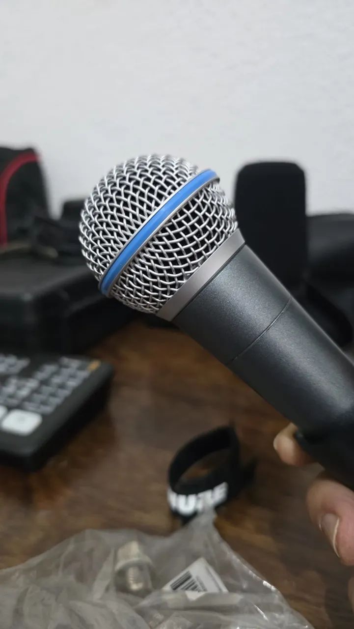 Microfone Shure Beta 58A, Original como novo - Foto 5