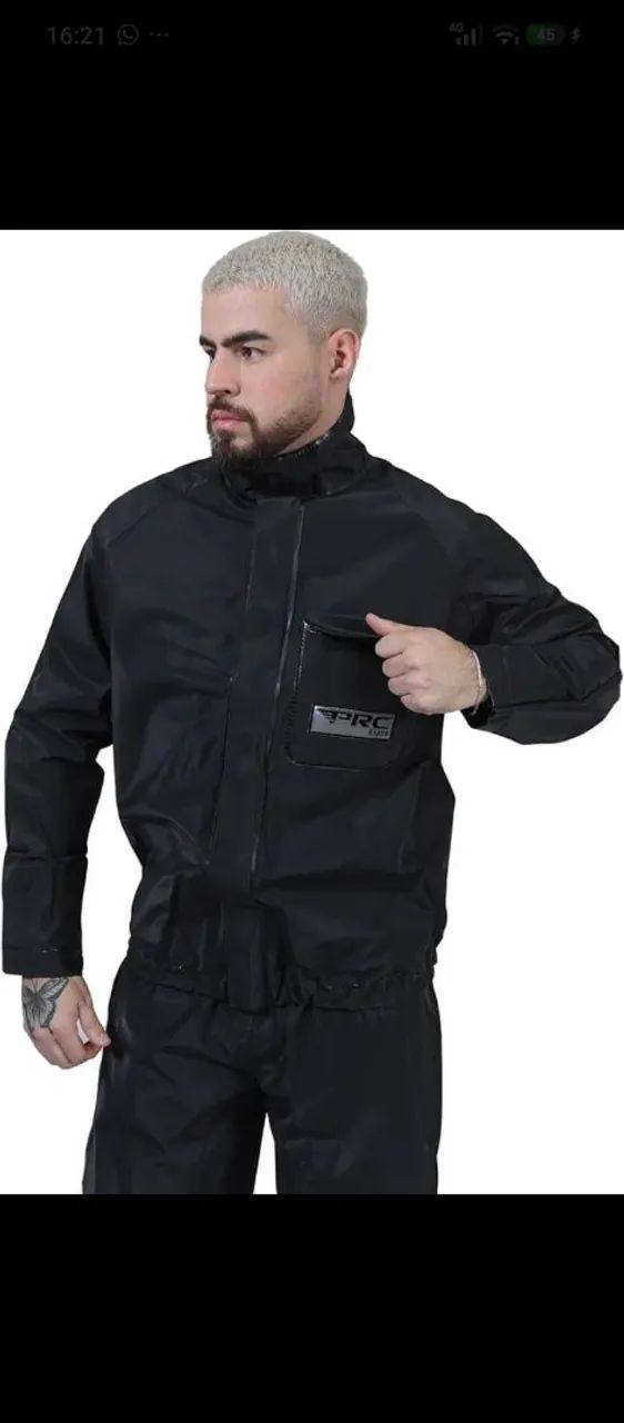 Capa de chuva para motociclista - Foto 2